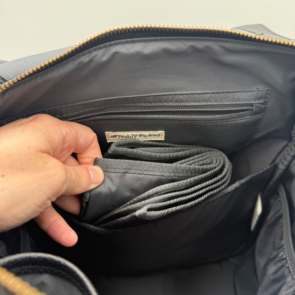 Freshly Picked Convertible Classic Diaper Bag II Backpack Large Vegan Leather - Picture 7 of 10